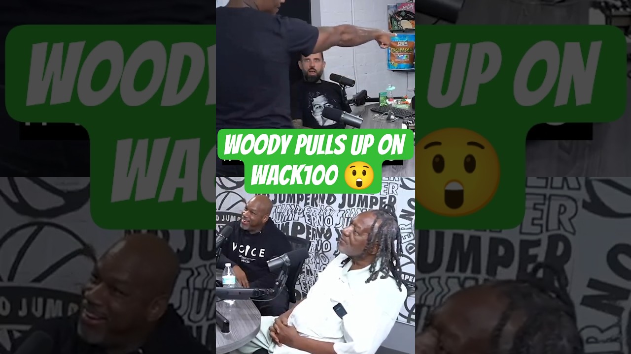 Woody Crashes No Jumper! Presses Wack100 In Person During Adam22 Interview 🚨 