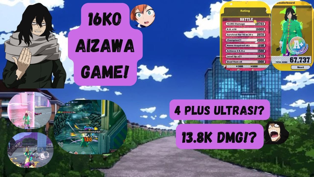 16 KO Aizawa Game in MHUR!