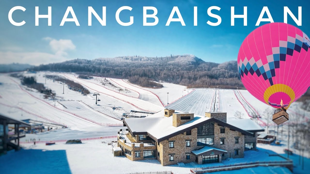 Ski Snowboard Winter Resort | Changbaishan China 4K #clubmed
