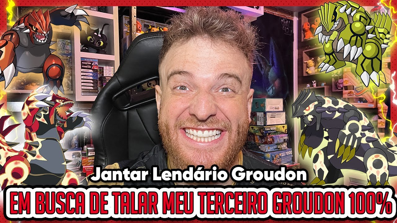 EM BUSCA DO SHUNDO | FIZ MAIS DE 15 REIDES DO GROUDON NO JANTAR LENDÁRIO - Pokémon GO