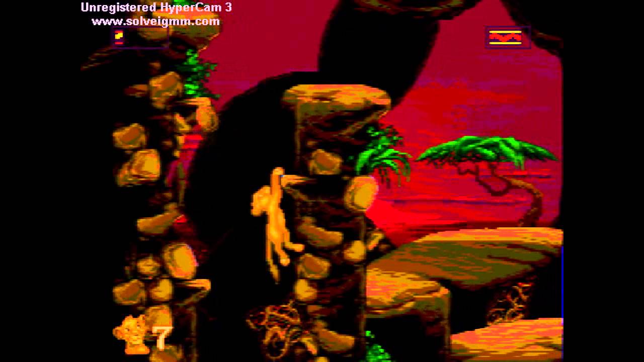 The Lion King. STAGE 4 & 5 - (Sega Mega Drive) - Long-play with commentary