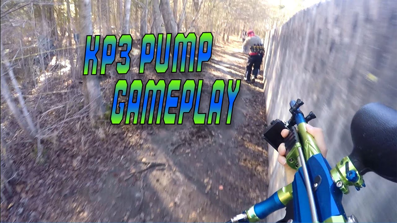 Angier NC Black River Paintball Ghost Town Kp3 pump GamePlay