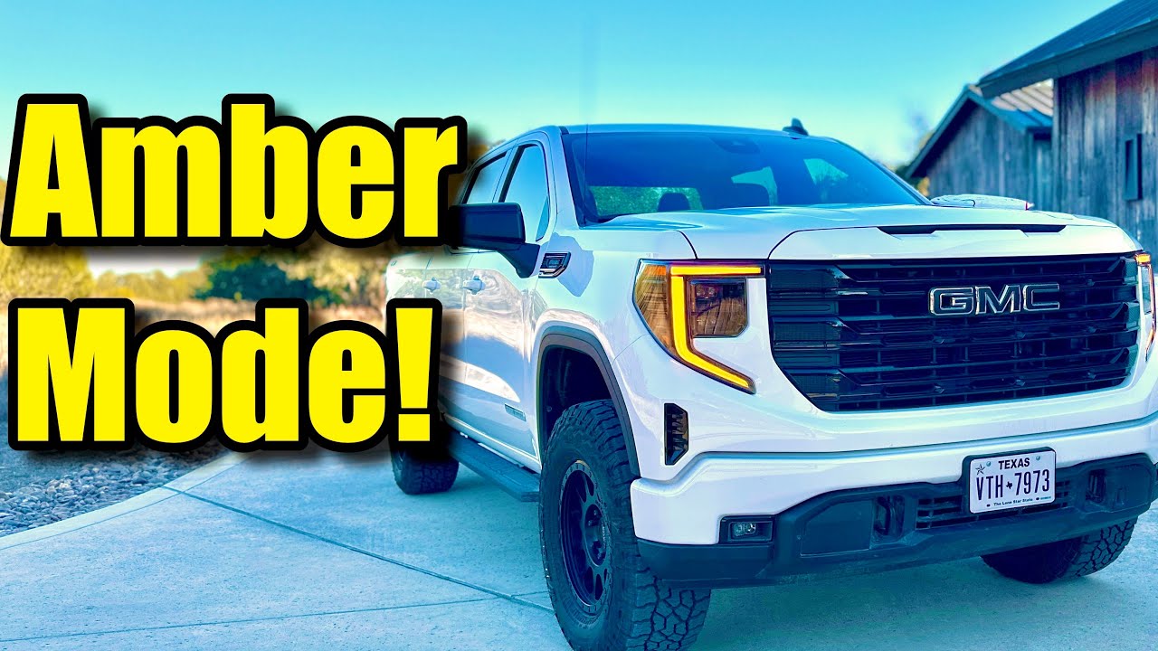 Янтарные ходовые огни GMC Sierra — кардинальные перемены!