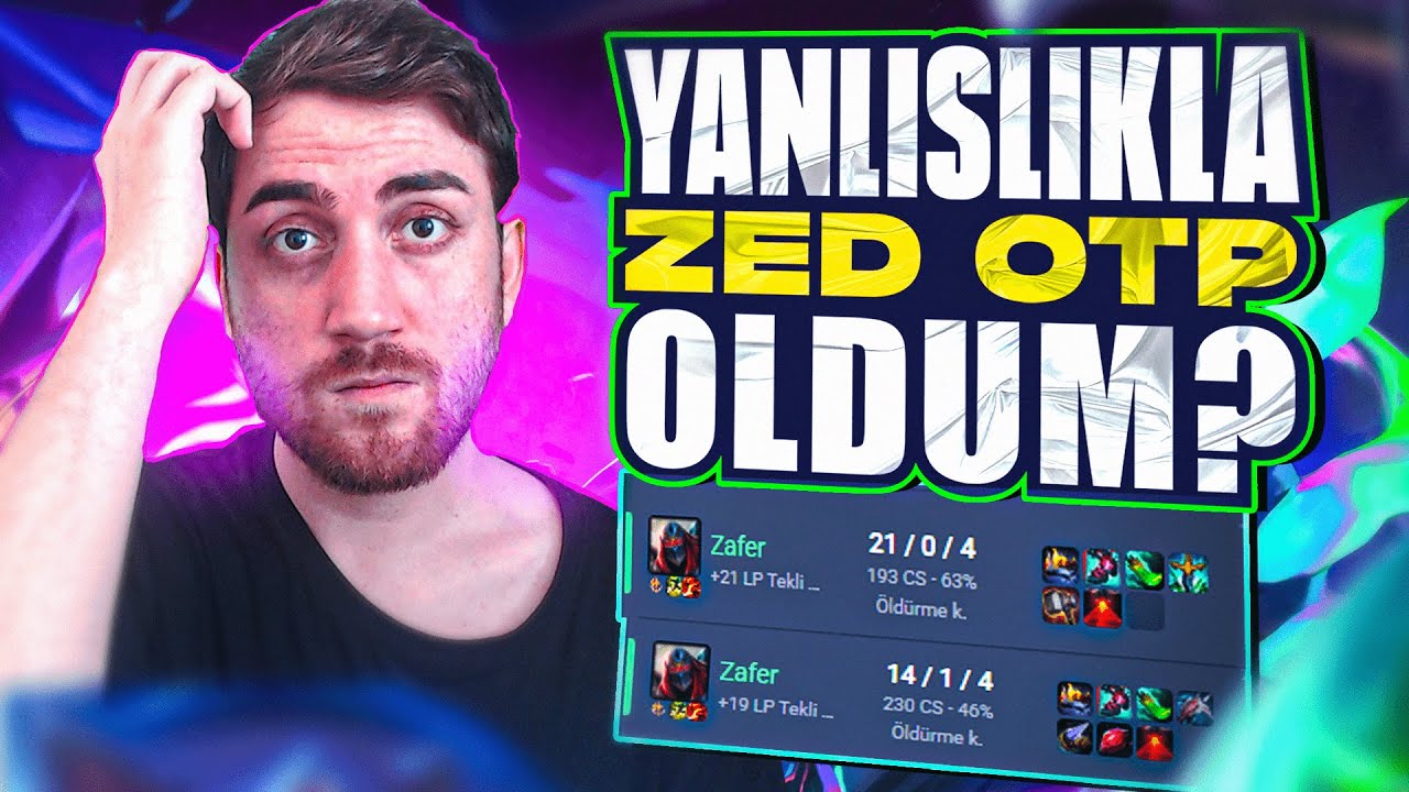YANLIŞLIKLA ZED OTP OLDUM? | UNSTOPPABLECARRY ZED JUNGLE