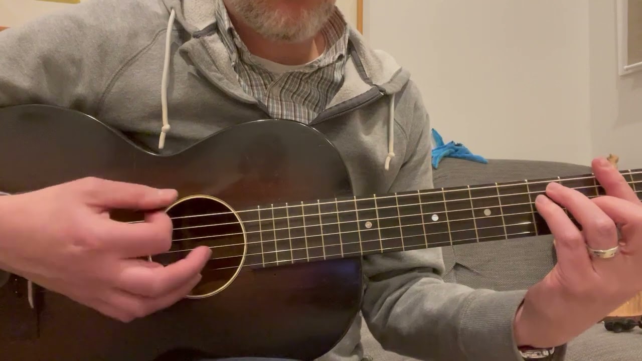 1930s Oahu Mahogany 0-size guitar, converted to Spanish from hawaiian