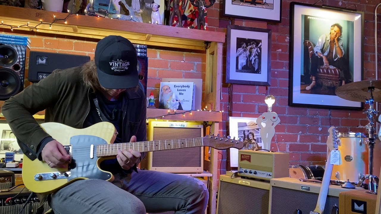 Xotic XTC1  Butterscotch Black Guard T-Style Electric Guitar - Played by Owen Barry