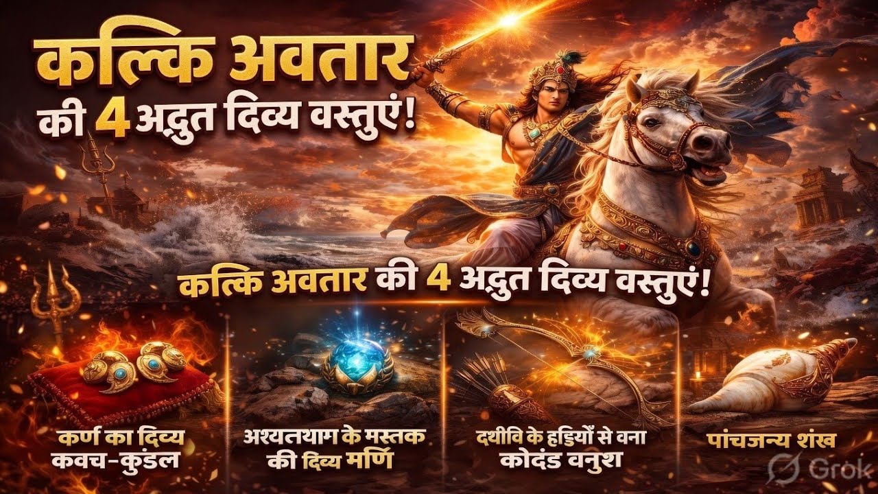 ।। भगवान कल्कि अवतार की चार अदभुद शक्तियां 😱।। Four amazing powers of Lord Kalki Avatar ।।