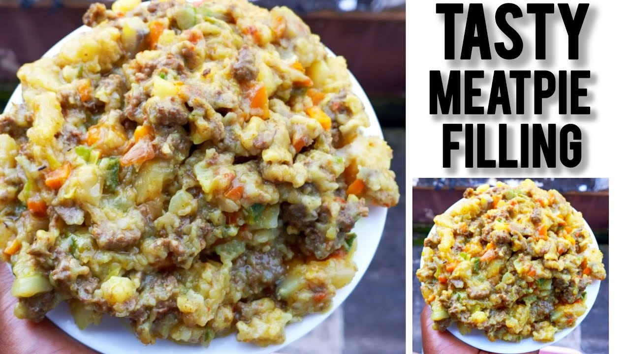 HOW TO MAKE MEATPIE FILLING/TASTY MEATPIE FILLING 