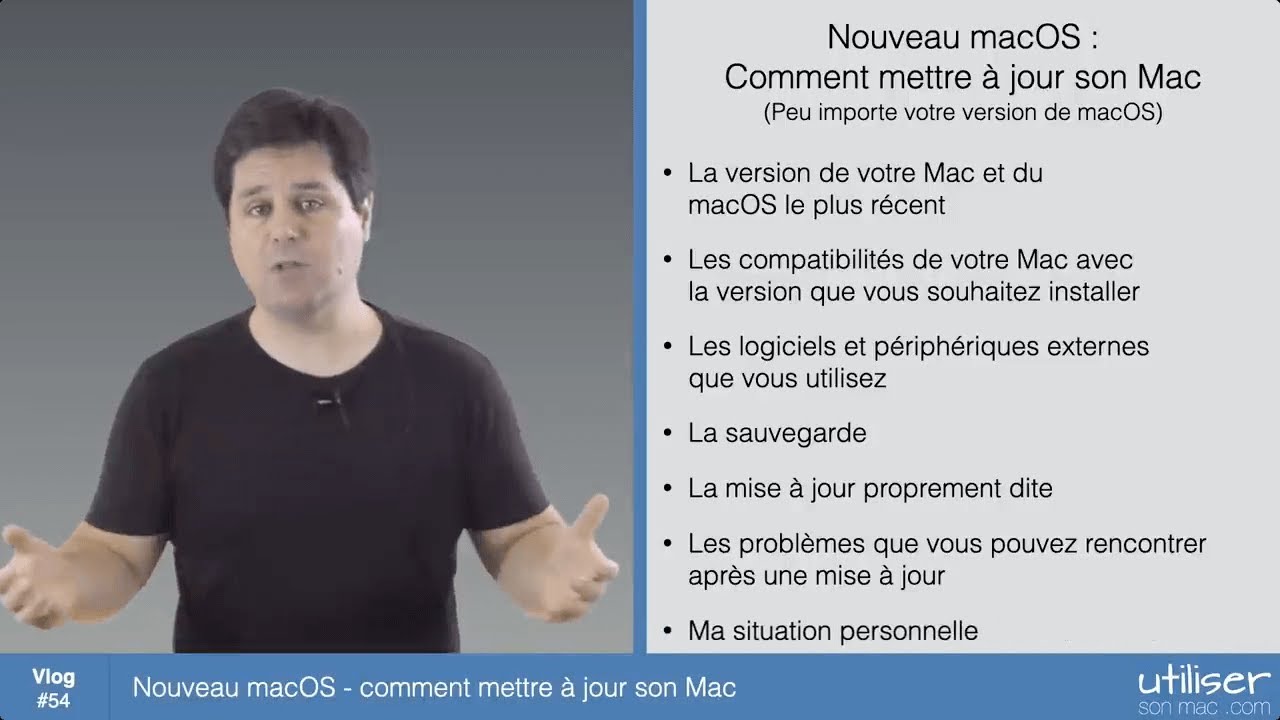 Nouveau macOS - Comment mettre à jour son Mac