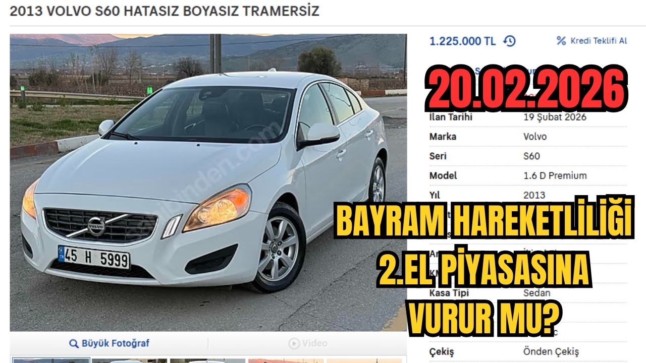 Ramazan Bayramı 2.El Otomobil Piyasasını Hareketlendirir Mi? 20.02.2026