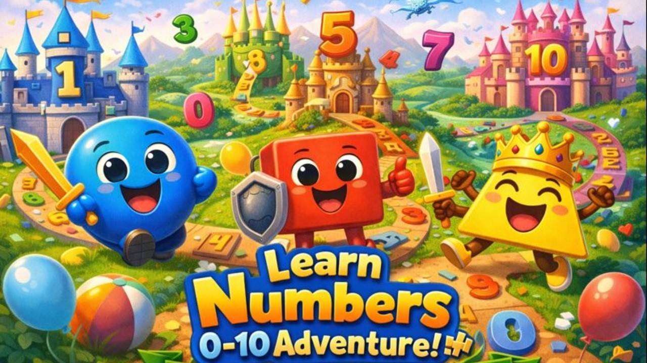Learn Numbers 0-10 Adventure! | Epic Quest Through Number Kingdoms 🏰