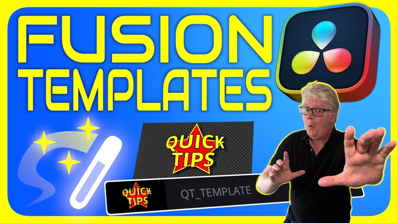 FOLLOW ALONG! MAKE YOUR OWN FUSION TEMPLATE in DaVinci Resolve