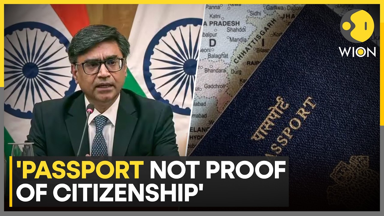 India's Passport Network Expands: MEA Says Passport Is Not Citizenship Proof | WION News