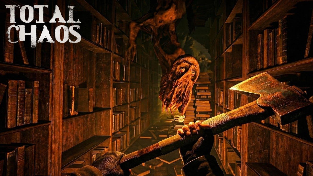 Something CHASES US In The Library ...| Total Chaos | Part 5
