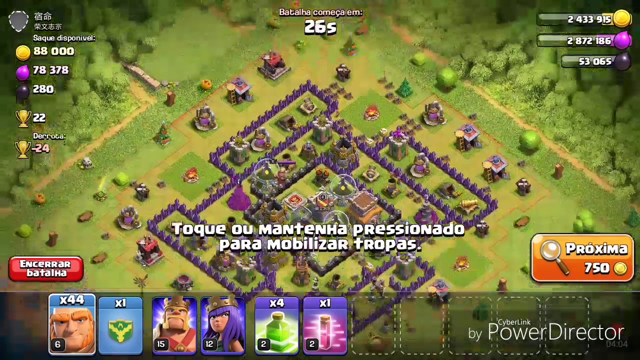 DIÁRIO de CLASH of CLANS #1: O início dos gameplays!!