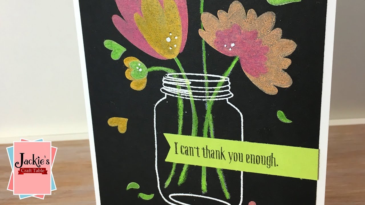 Chalkboard Card using Pigment Ink