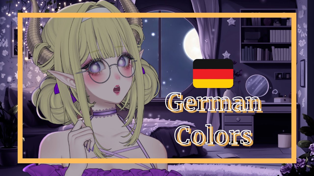 | ASMR | Relaxing German Colors Lesson For Sleep🎨 | Soft Spoken |