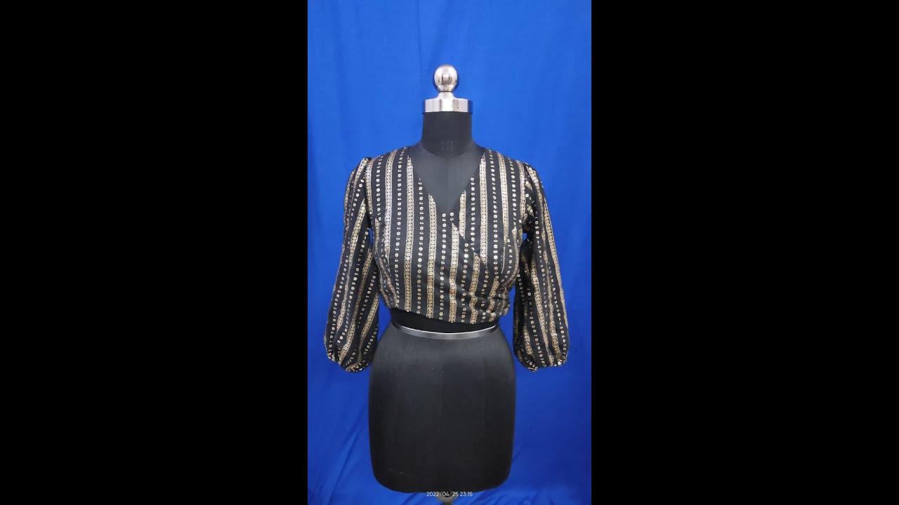Model wrap top//Criss cross blouse//lapeta blouse//Krishna Creation