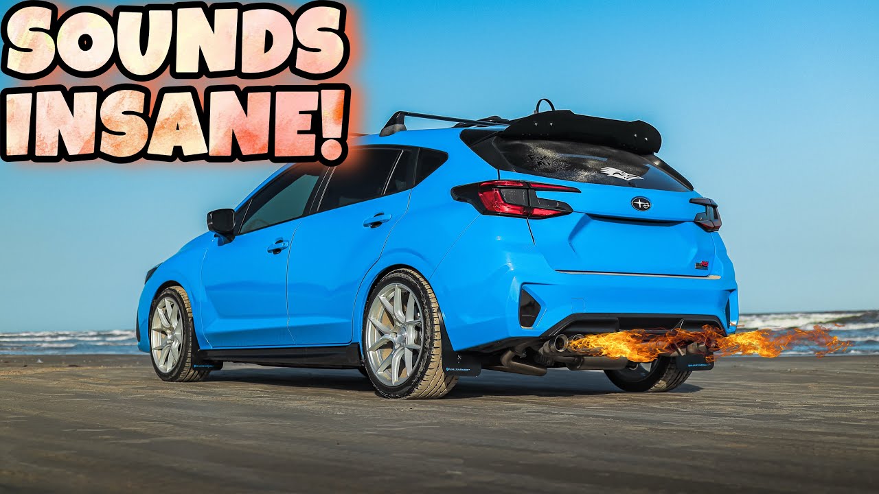 Лучшая комбинация выхлопной системы для Subaru Impreza GU!
