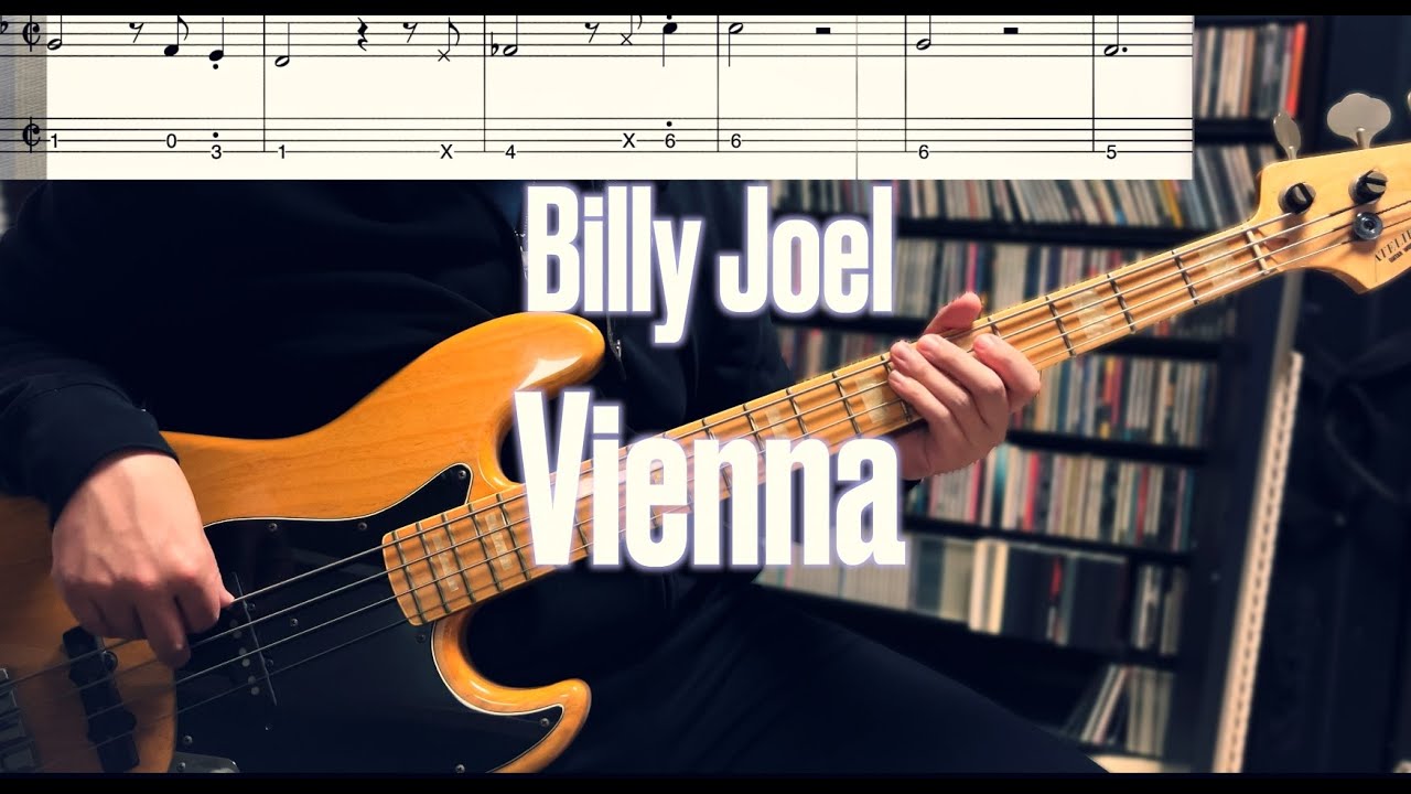Billy Joel - Vienna (Bass Cover) TABS in Video | *Get the PDF on Patreon