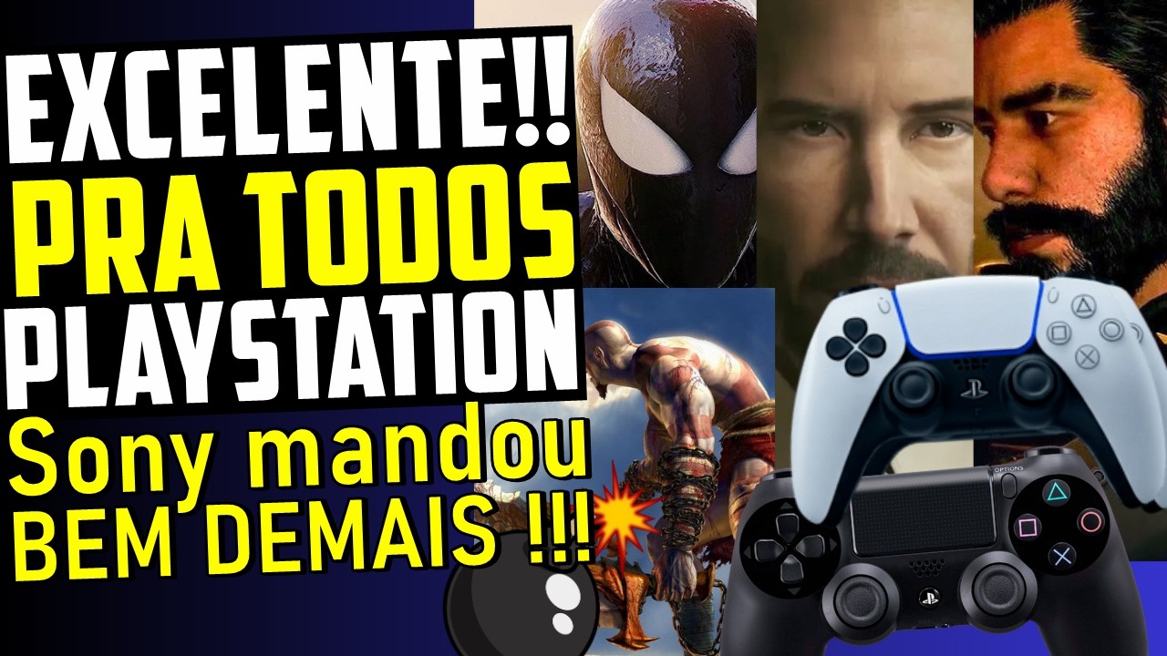Isso é EXCELENTE DEMAIS para Todos do PLAYSTATION !!! Obrigado Sony !!!