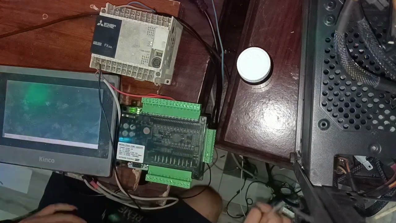 kết nối PLC Broad Trung Quốc với HMI Kinco qua RS232, RS485