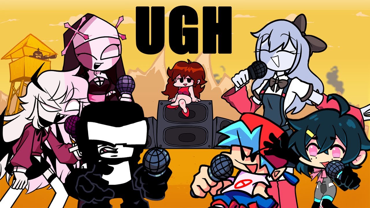 FNF - UGH But + Selene, Lily, KOU, Sarvente Sing It