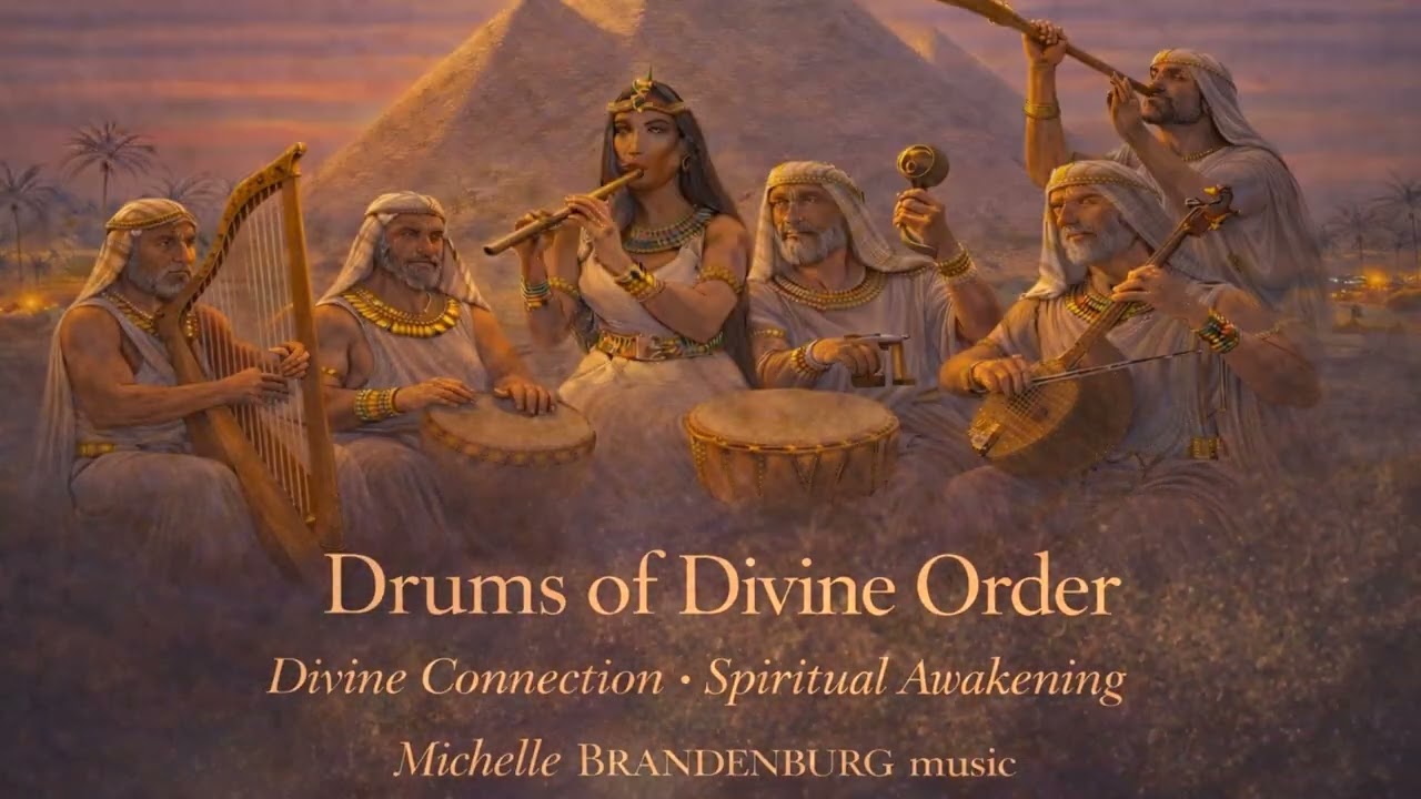 963Hz Ancient Egyptian Drums | Drums of Divine Order | Sacred Rhythm | Deep Tribal Meditation Music