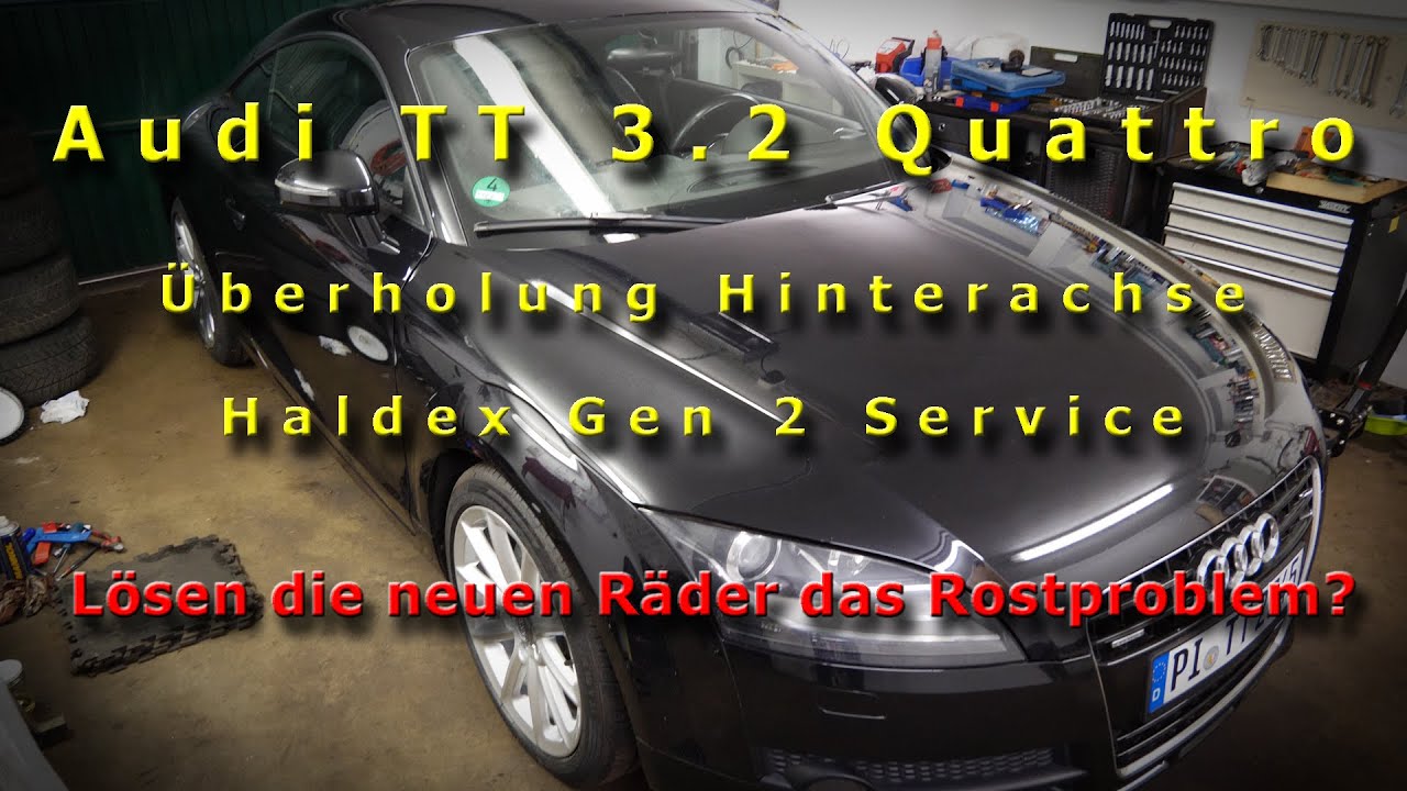 Audi TT 3.2 Quattro (8J) - Überholung der Hinterachse und Haldex-Service