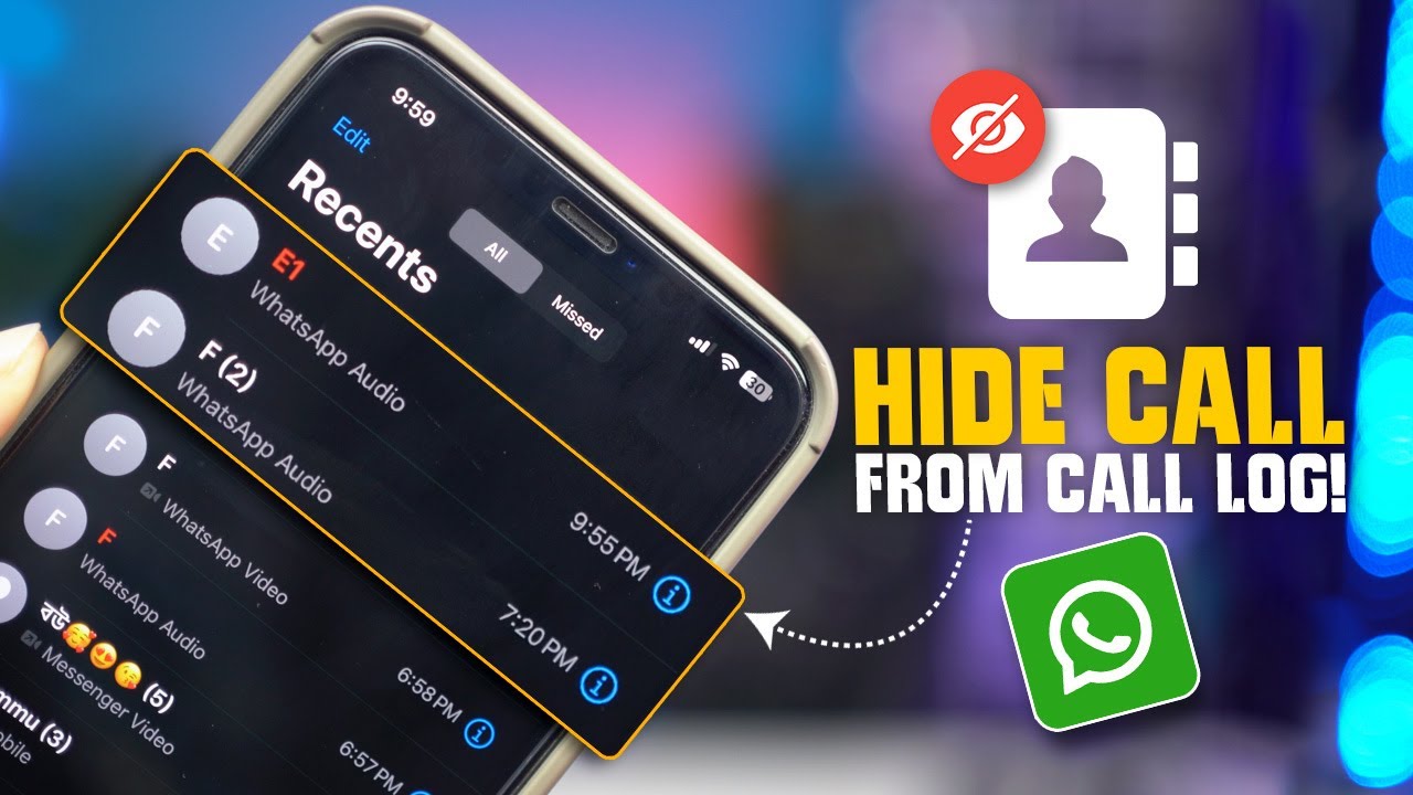 How to Stop WhatsApp Call Log from Syncing with Phone App on iPhone | Disable Call Sync