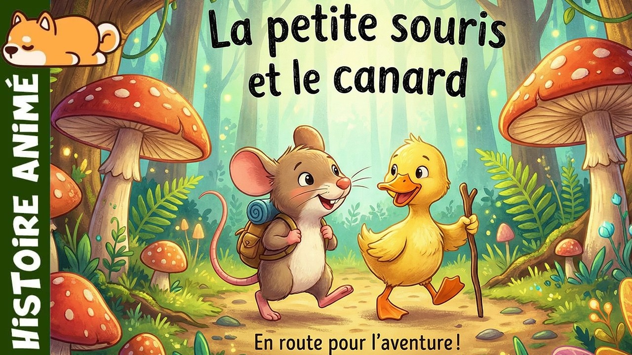 La petite souris et le Canard 🐭|Histoire pour s&rsquo;endormir |Conte enfant pour prendre confiance en soi