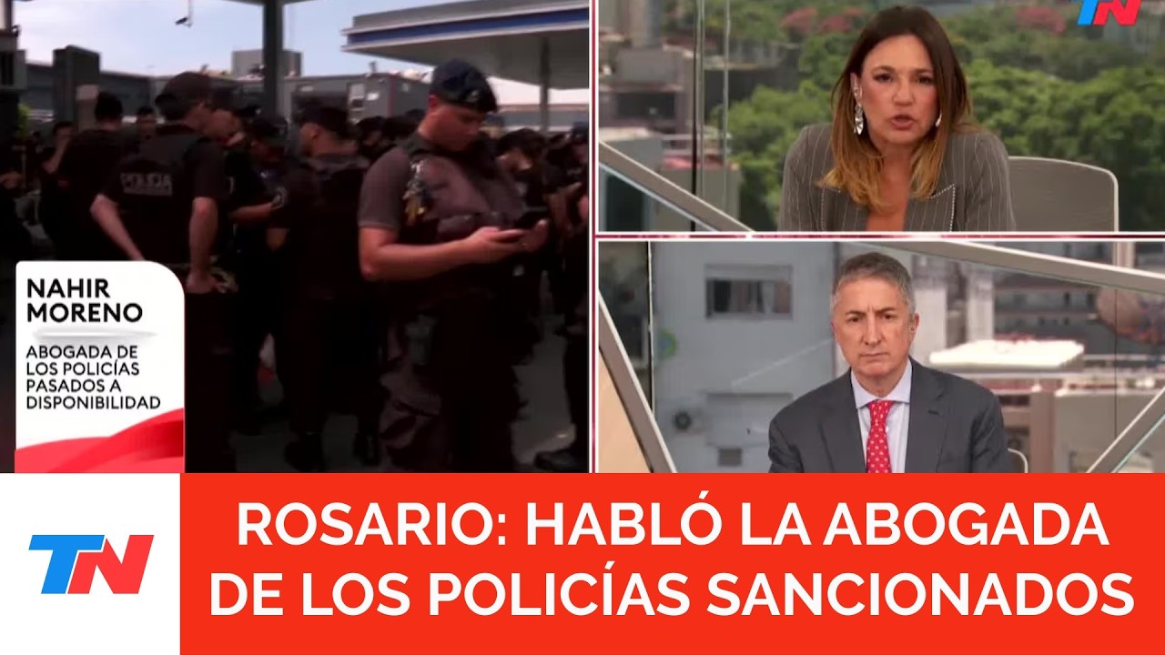 ROSARIO: Habló la abogada de los 20 policías puestos a disponibilidad y explicó cuál es su situación