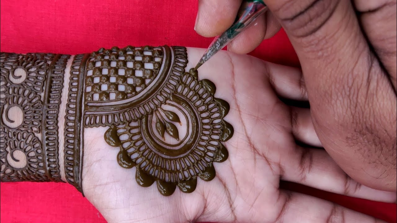 eid special front hand mehandi design 2021||latest very easy and beautiful Arabic mehendi design