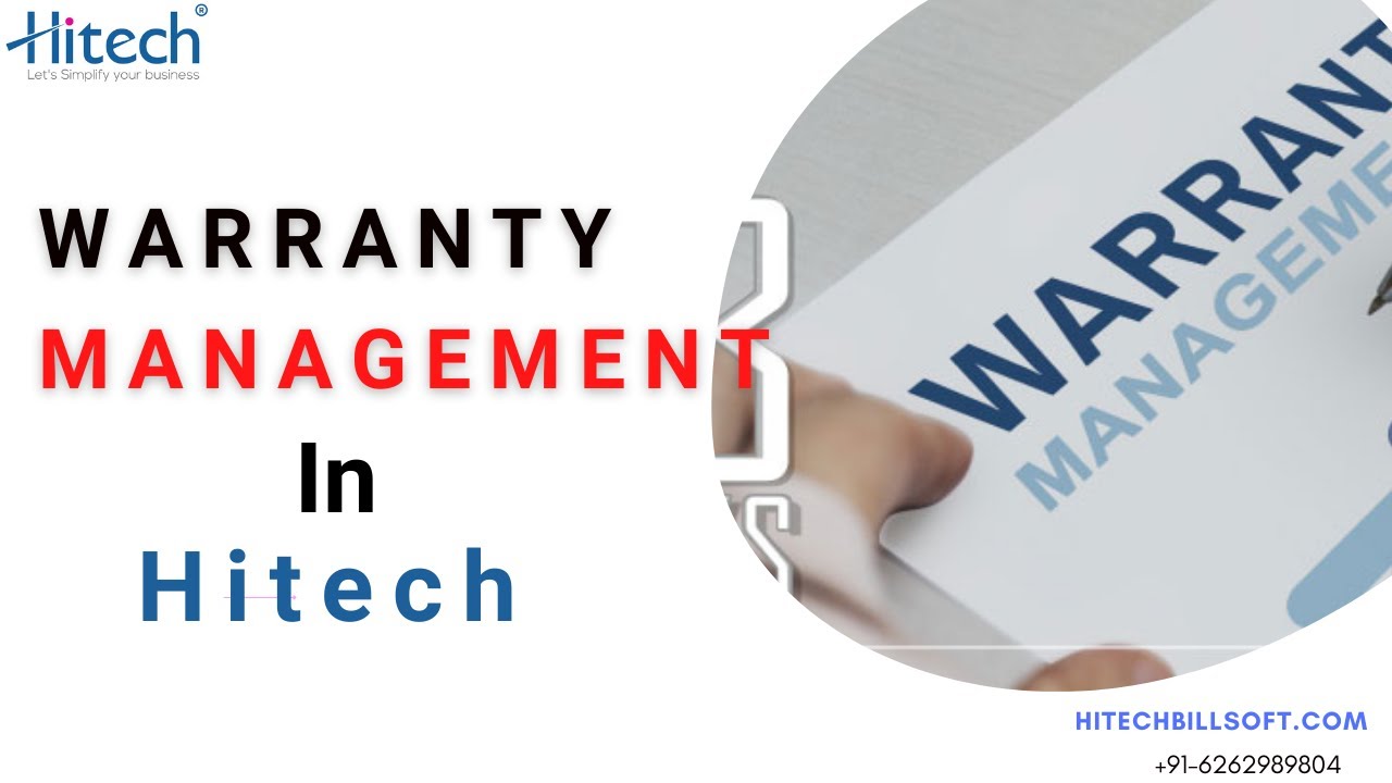 Warranty Management in Hitech (Product Warranty )