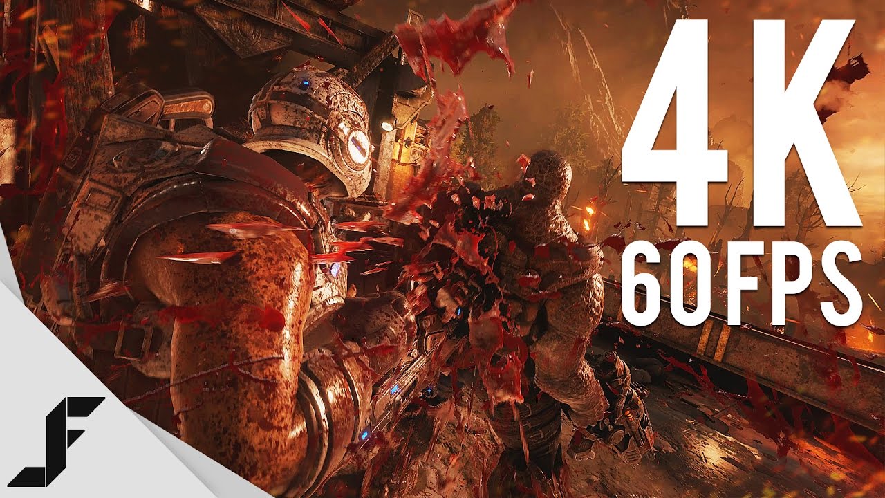 GEARS OF WAR 4 4K 60FPS - Insane Graphics!