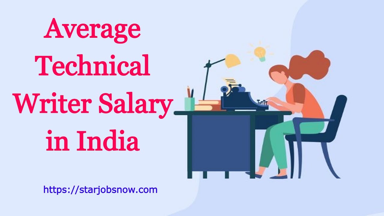Average Technical Writer Salary in India