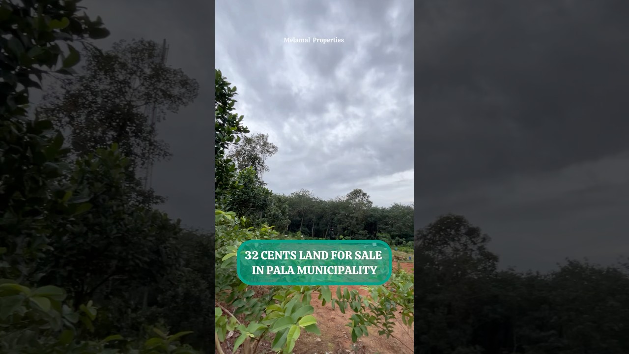 32 CENTS LAND FOR SALE IN PALA ,NEAR MUNDANKAL CHURCH.