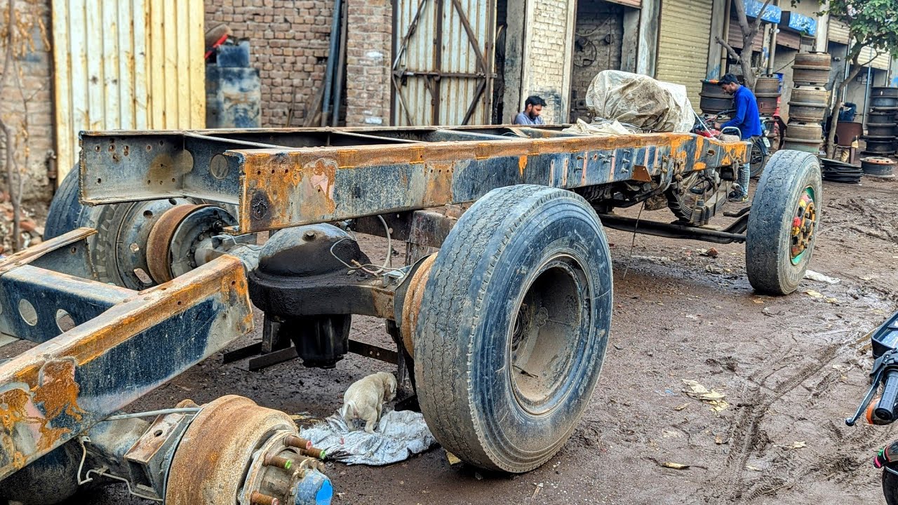 Incredible Process Making Hino Truck Trailer Trun Plate Manufacturing In Pakistani Work shop Amazing