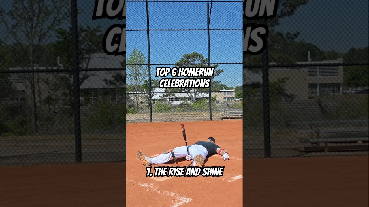 6 Must Try Homerun Celebrations! #baseball #homerun #mlb #comedy #funny #shorts