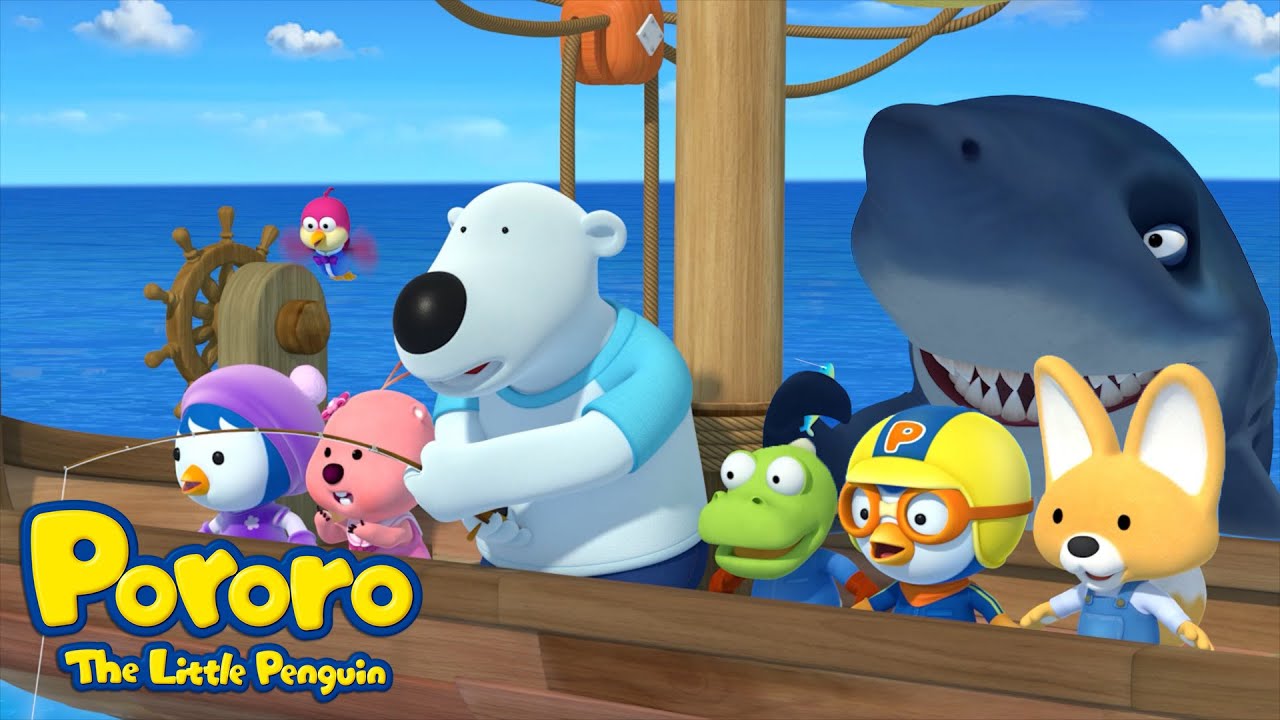 Lagu Pororo | 🐳🦈 Lagu Tentang Paus & Hiu 🐳🦈 | Bahasa Indonesia | Pororo Si Penguin Kecil
