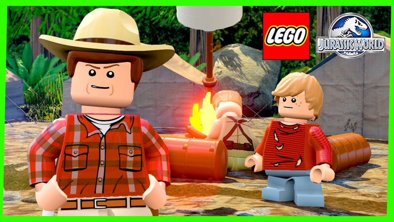 LEGO Jurassic World #151 ACAMPAMENTO DO CAÇADOR 100% ÁREA COMPLETA Dublado