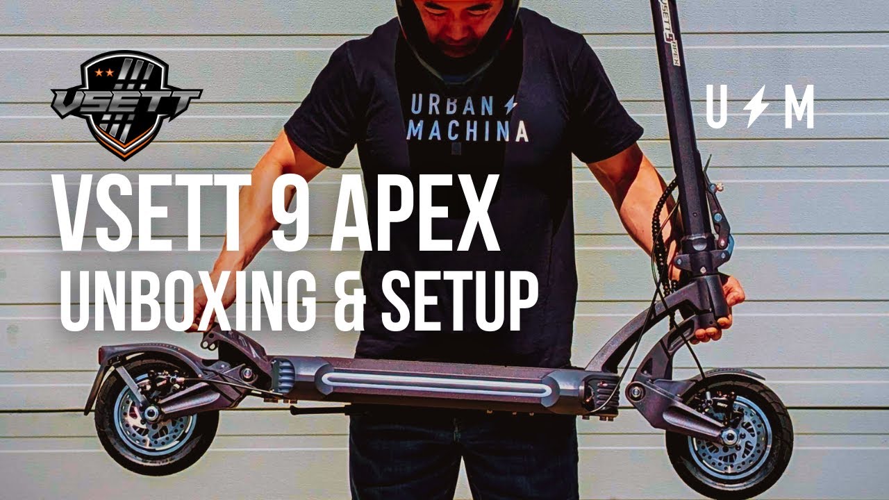 VSETT 9 APEX Electric Scooter | Unboxing & Setup