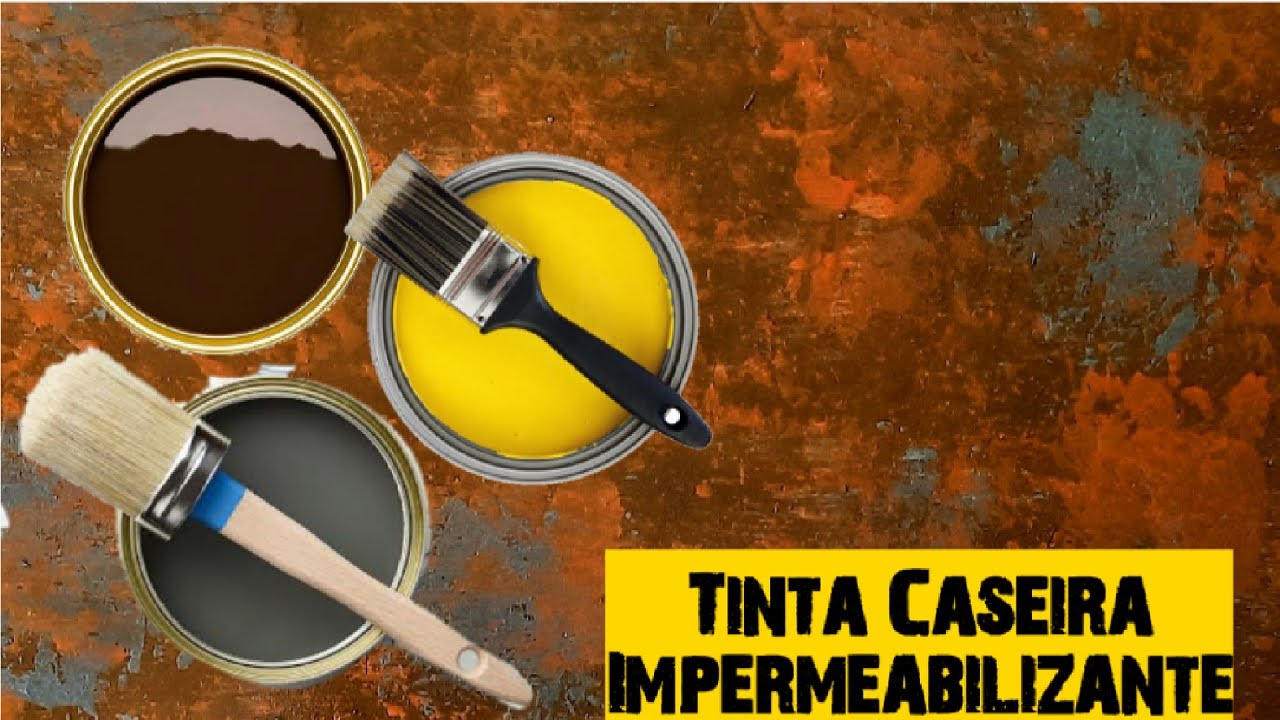 Tinta Caseira Impermeabilizante + Efeito Aço Corten Caseiro