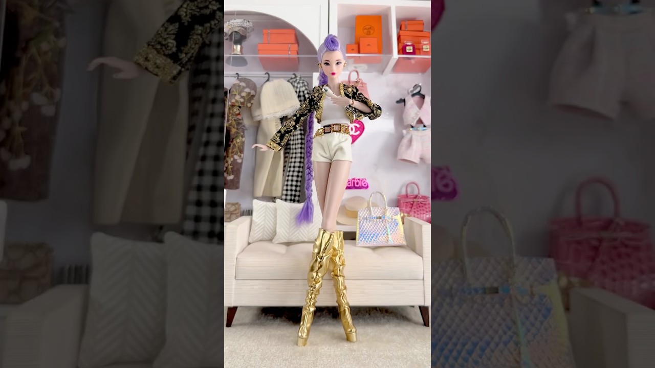 Barbie x KPop Demon Hunters: Rumi Slays! #kpopdemonhunters #sodapop #huntrix