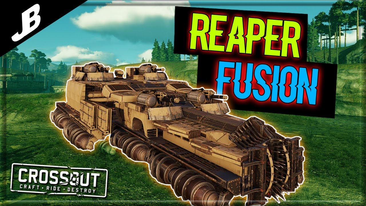 Quad Reaper Fusion Behemoth Build - Crossout gameplay