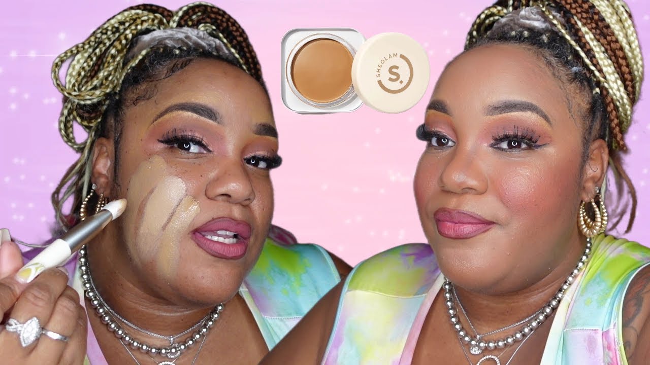 TESTING NEW SHEGLAM SKINFLUENCER FULL COVERAGE FOUNDATION BALM MAKEUP | PART 1