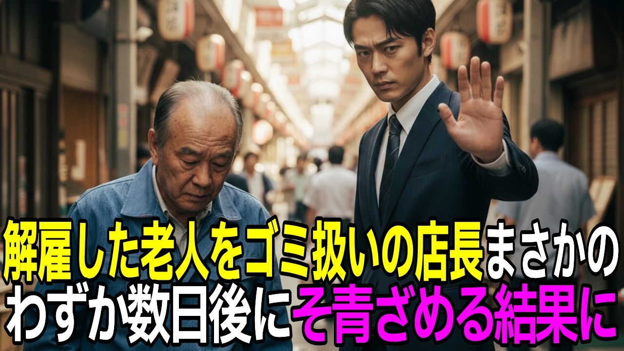 解雇された71歳の配達員。助けた外国人の正体は…⇒3日後、巨額契約が消滅