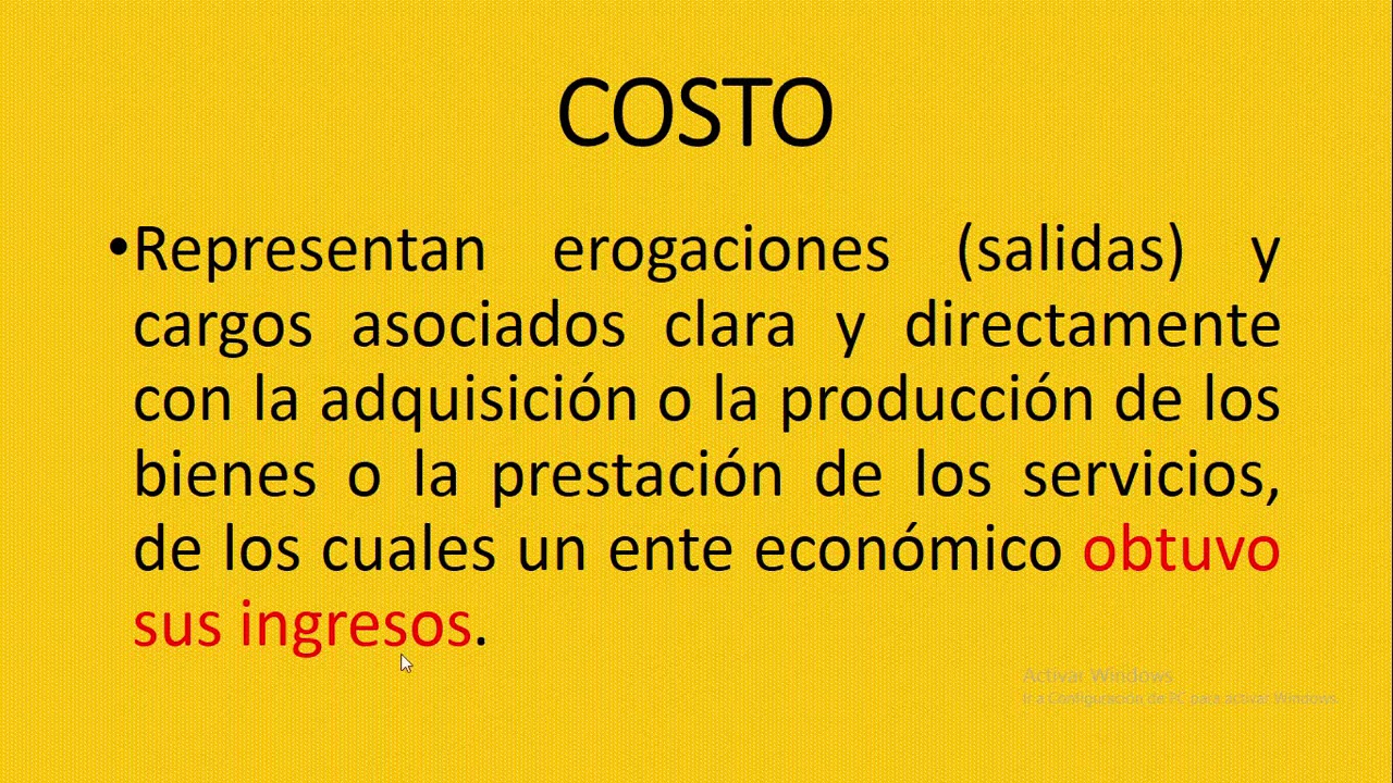 COSTOS 01   INTRODUCCION