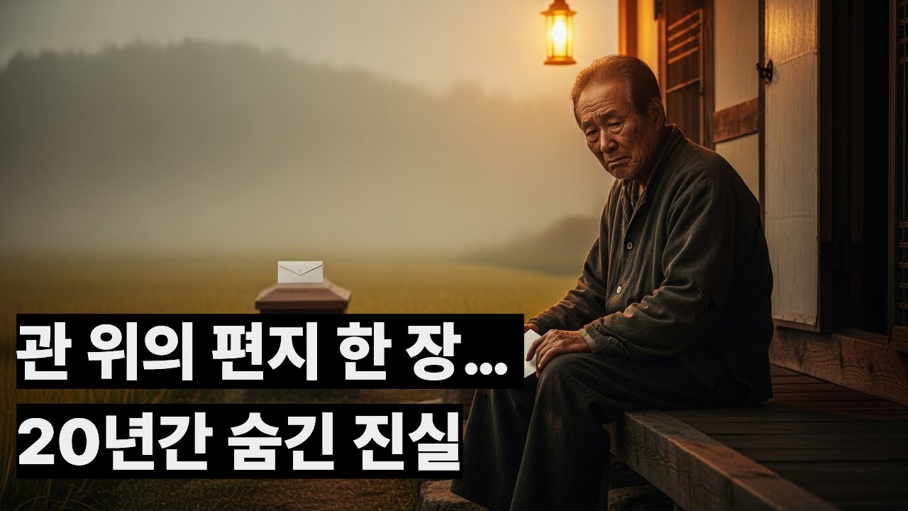 아버지를 원수로 여기고 살았던 우리가, 장례식 날 관 위의 편지를 열었을 때 — 진짜 아버지는 누구였는가
