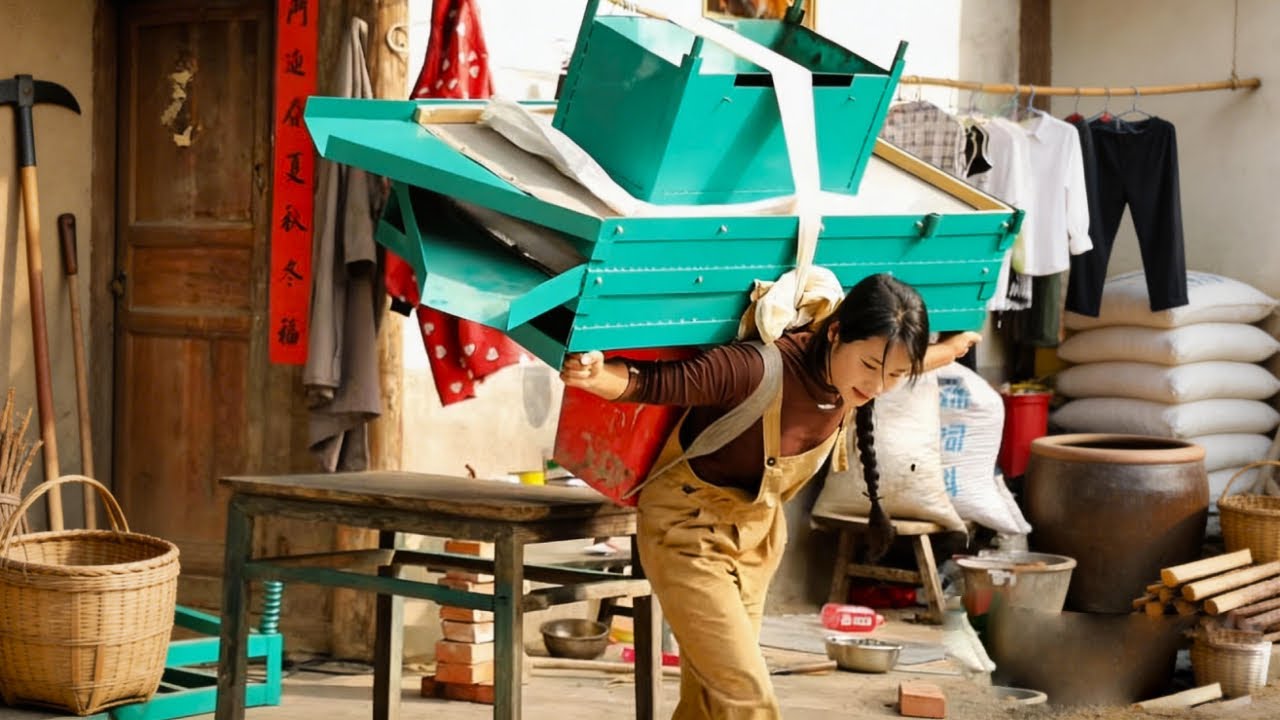 A Gifted Girl Spent Three Days Building Her Own Sand-Sifting Machine, Solving A Complex Task